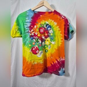 M&M's Psychedelic Tie Dye Graphic Tee